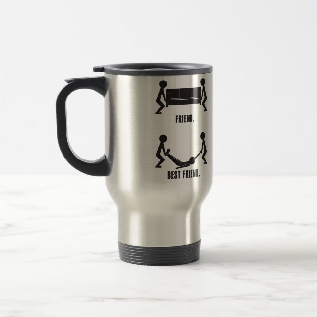 Mug De Voyage Ami ou meilleur ami (Gauche)