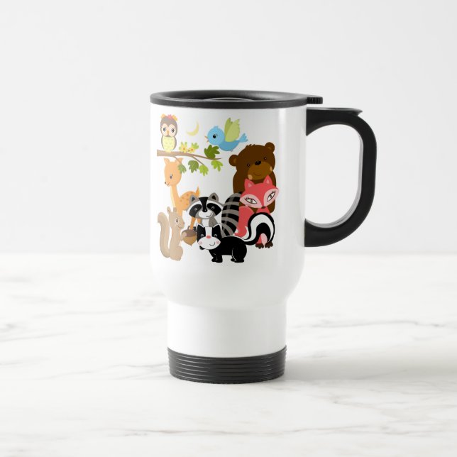 Mug De Voyage Amis de forêt (Droite)
