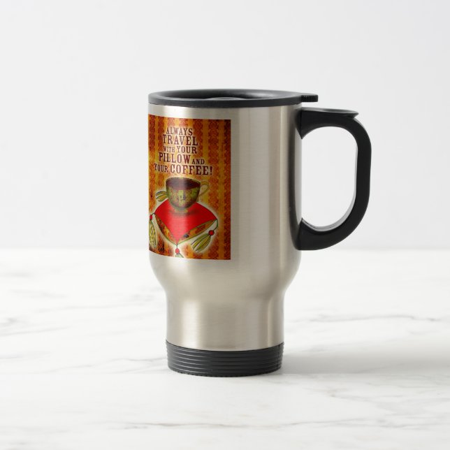 Mug De Voyage Amour de café (Droit)
