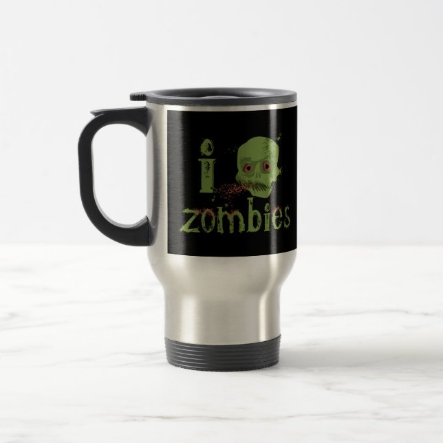 Mug De Voyage Amour de zombi (Gauche)