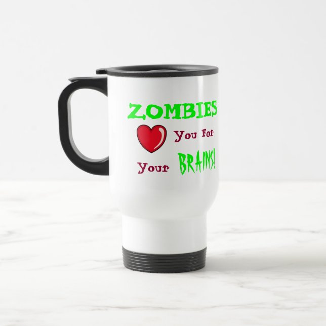 Mug De Voyage Amour de zombi (Gauche)