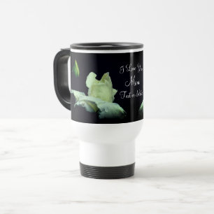 Mug De Voyage Amour Maman Blanc Rosebud Personnalisé