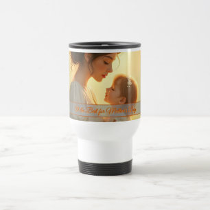 Mug De Voyage Amour maternel tendre dans la lumière florissante