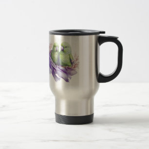 Mug De Voyage Amour sur une branche - Deux oiseaux en Harmonie