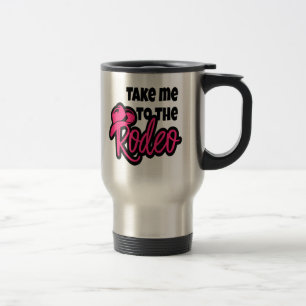 Mug De Voyage Amoureux de cheval de rodéo Chapeau de cowboy occi