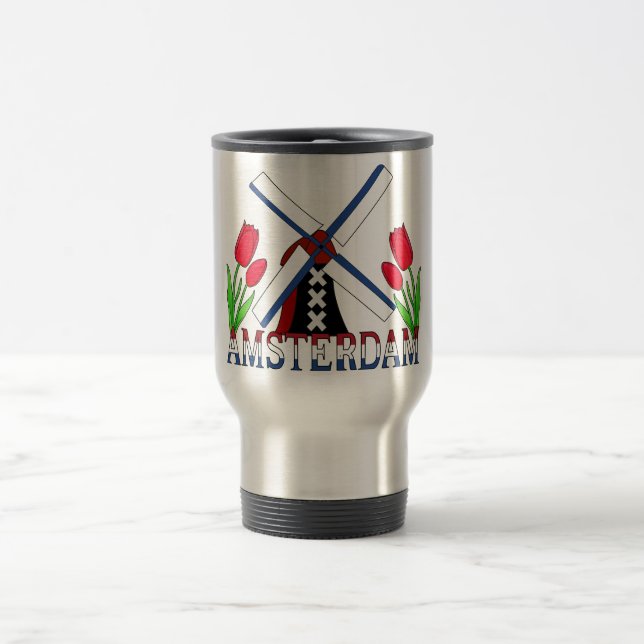 Mug De Voyage Amsterdam Pays-Bas (Centre)
