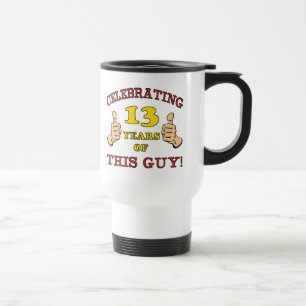 Mug De Voyage Amusant 13ème anniversaire pour les garçons