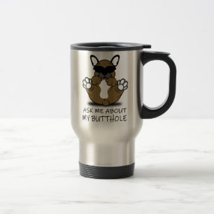 Mug De Voyage AMUSANT BULLDOG FRANÇAIS, cadeau Bulldog françai