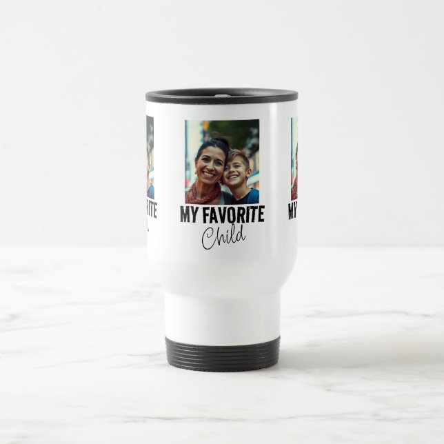 Mug De Voyage Amusant Favori Maman enfant (Centre)
