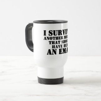 Mug De Voyage Amusant J'Ai Survécu À La Réunion Cadeau De Réunio