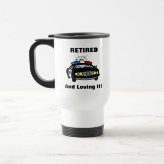 Mug De Voyage Amusant policier retraité / chef de police voyage