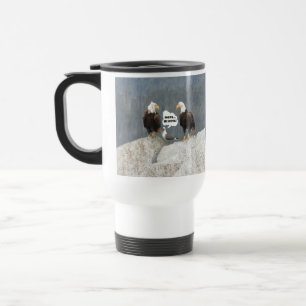 Mug De Voyage Amusants aigles et mouettes