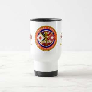 Mug De Voyage Ancien combattant du Corps de signalisation 