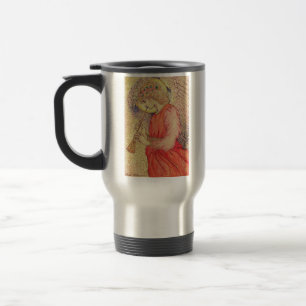 Mug De Voyage Ange jouant du flageolet