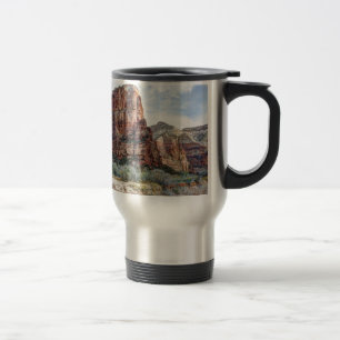 Mug De Voyage Anges de parc national de Zion débarquant -