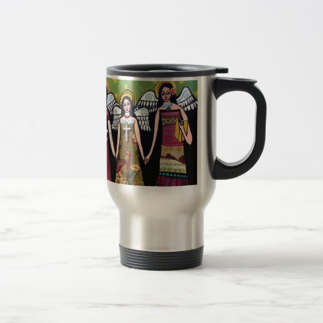 Mug De Voyage Anges mexicains par Heather Galler (Droit)