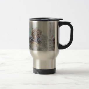 Mug De Voyage animal artistique léopard