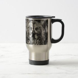 Mug De Voyage AnimalArtBW_Owl_001