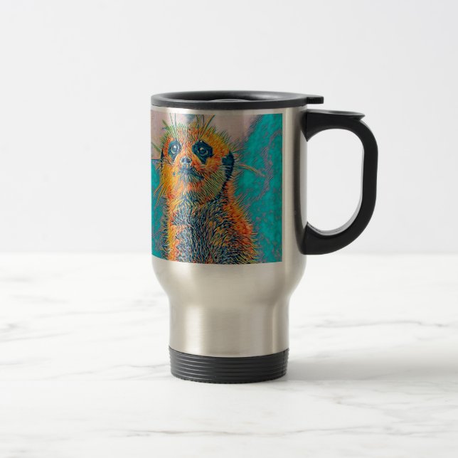 Mug De Voyage AnimalMix_Meerkat_005 (Droit)