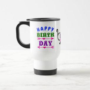 Mug De Voyage Anniversaire Avril Fool's Day Fools Moustache & lu