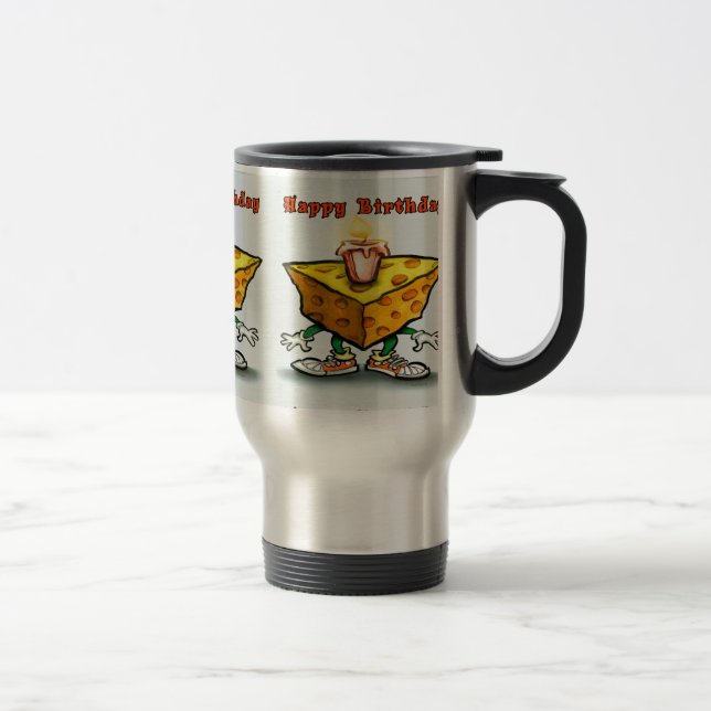 Mug De Voyage Anniversaire du fromage (Droit)