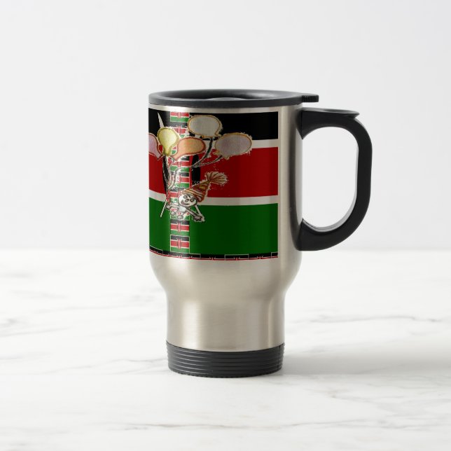 Mug De Voyage anniversaire du Kenya (Droit)