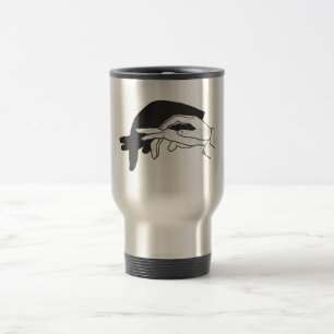 Mug De Voyage Anteater Silhouette main