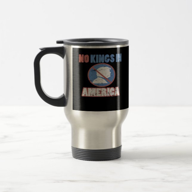 Mug De Voyage Anti- Pas de rois en Amérique Classique (Gauche)