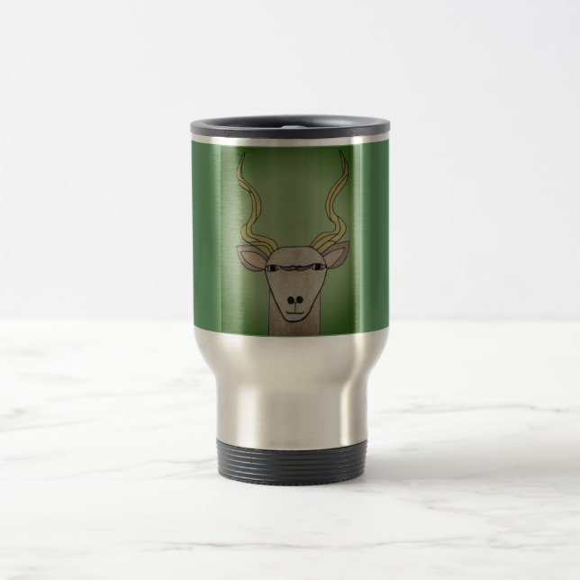 Mug De Voyage Antilope Koudou Africain (Centre)