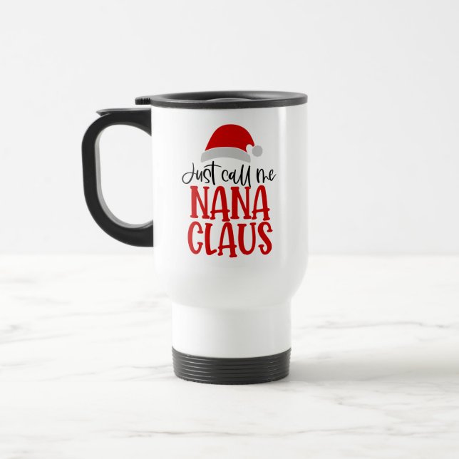 Mug De Voyage Appelle-Moi Nana Claus-56768 (Gauche)
