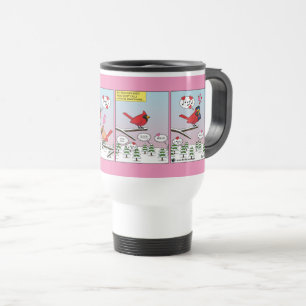 Mug De Voyage Appels de accouplement d'oiseaux modernes comique