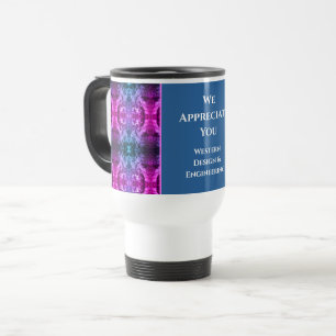 Mug De Voyage Appréciation des employés brillant Kaleidoscope af