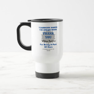 Mug De Voyage Appréciation des employés personnalisée