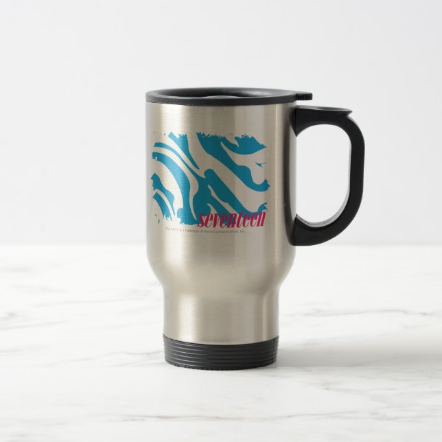 Mug De Voyage Aqua 4 de zèbre (Droit)