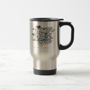 Mug De Voyage Aqua de graffiti