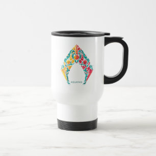 Mug De Voyage Aquaman   Logo Aquaman & Mera sur le thème du coqu