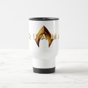Mug De Voyage Aquaman   Logo Golden Aquaman