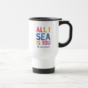 Mug De Voyage Aquaman "tout mer d'I est vous" Paisley coloré