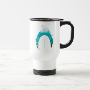 Mug De Voyage Aquaman   voient le graphique d'océan de symbole