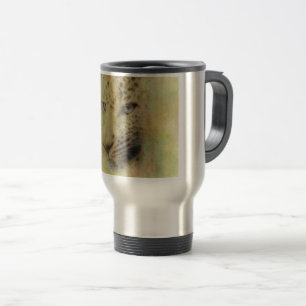 Mug De Voyage Aquarelle africaine de la faune léopard