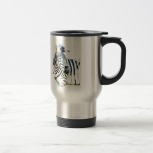 Mug De Voyage Aquarelle Zebra
