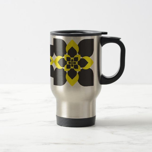 Mug De Voyage arabesque Abstraite (Droit)
