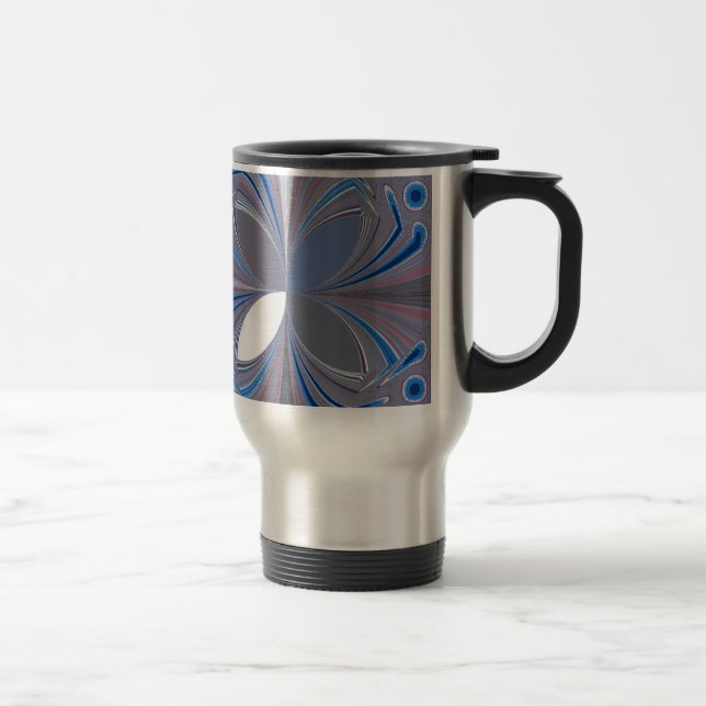 Mug De Voyage Araignée bleue (Droit)