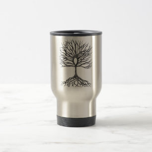 Mug De Voyage Arbre d'Ankh de conception de la vie