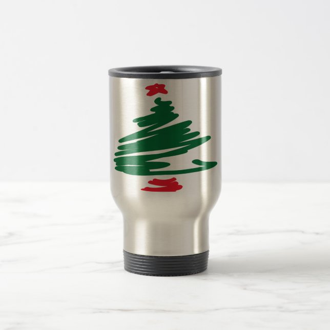 Mug De Voyage Arbre de Noël (Centre)