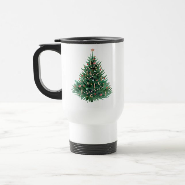 Mug De Voyage Arbre de Noël (Gauche)