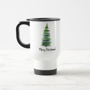 Mug De Voyage Arbre de Noël vert