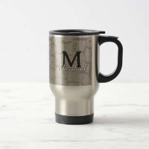 Mug De Voyage Arbre généalogique Monogramme initial Photo d'écor