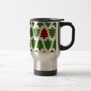 Mug De Voyage Arbres de Noël Motif de vacances
