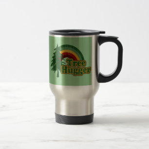 Mug De Voyage Arc-en-ciel de hippie de Hugger d'arbre
